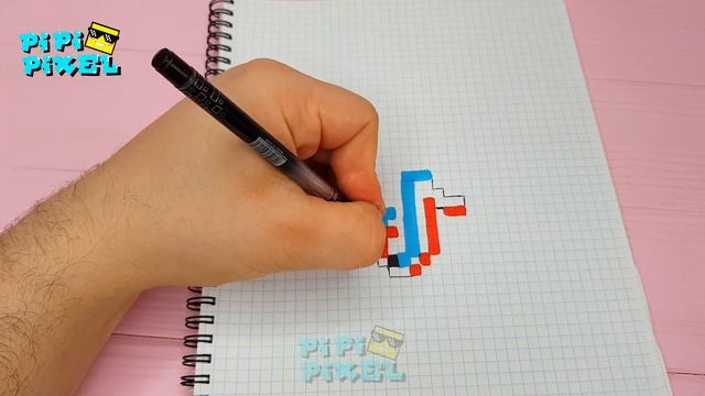 TIK TOK - ПО КЛЕТОЧКАМ - PIXEL ART - ТИК ТОК - КАК НАРИСОВАТЬ ? смотреть онлайн