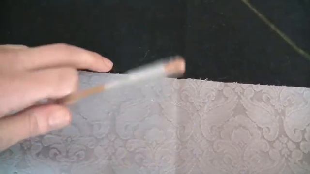 Выкройка с учетом рисунка на ткани с подкладом смотреть онлайн