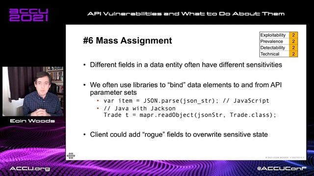 API Vulnerabilities and What to Do About Them - Eoin Woods [ ACCU 2021 ] смотреть онлайн