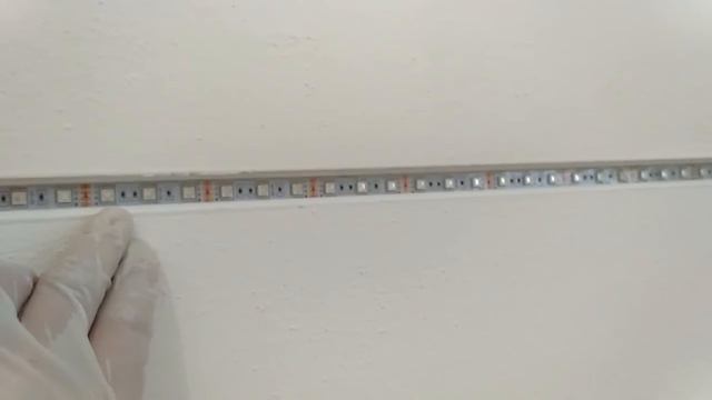 монтаж светодиодов в стену часть 1 смотреть онлайн