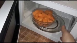 Запекаем тыкву за 5 минут в микроволновке!Самый вкусный и простой способ!