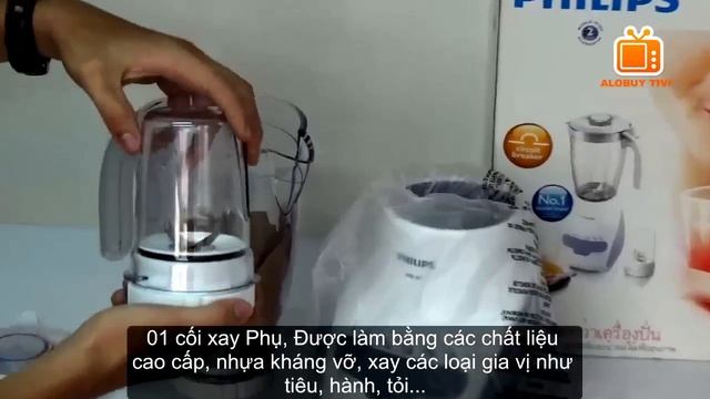 Máy xay sinh tố PHILIPS HR-2115 l Philips Blender Model HR2115 смотреть онлайн