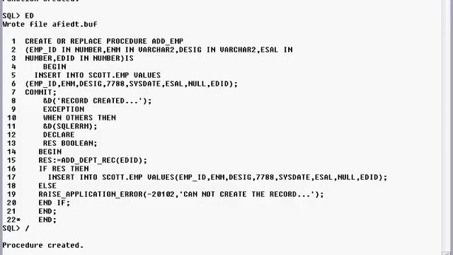 Oracle PLSQL Class Session 20 смотреть онлайн