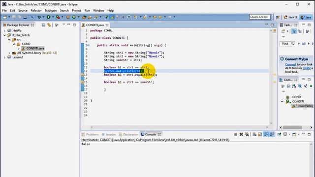 Урок 7. JAVA Умовний оператор. Оператор вибору. смотреть онлайн
