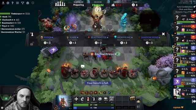 dota auto chess - VOID combo with mechs and goblins in auto chess - queen gameplay by pro смотреть онлайн