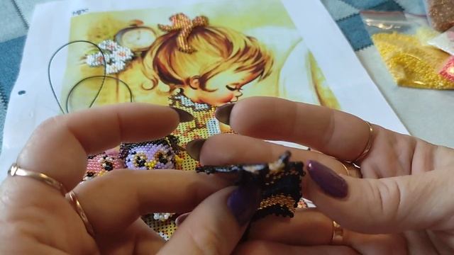 Вышивка бисером в августе 2021. Вышить за два дня то, что не вышила за неделю???. смотреть онлайн