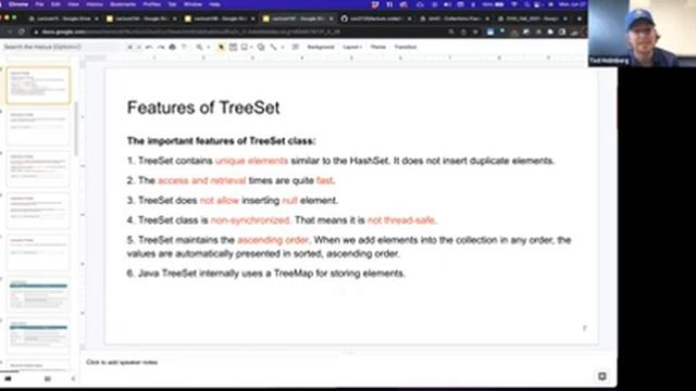 CSCI2120 - Lecture 13C: Collections - TreeSet смотреть онлайн