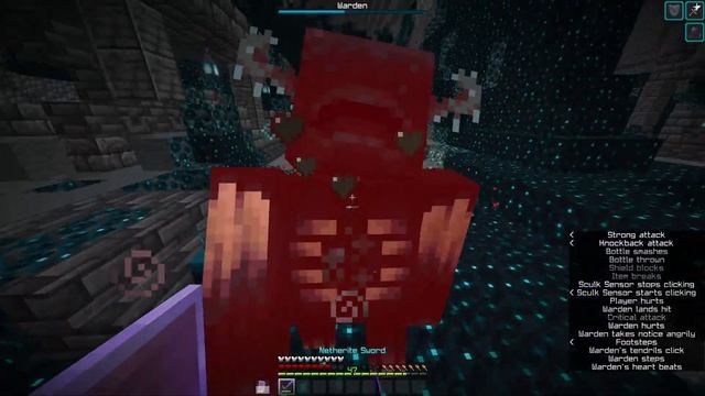 Minecraft - Warden Defeated | Killed In 0:16 Seconds, Hard Difficulty смотреть онлайн