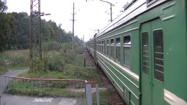 Электропоезд ЭД4М-0303 станция Горенки