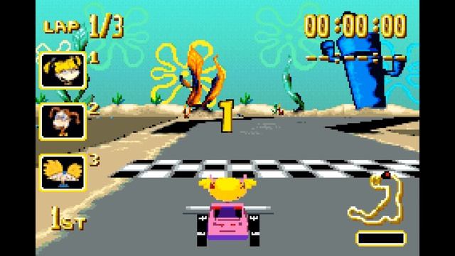 Nicktoons Racing - GBA | Longplay | Walkthrough #11 [4Kp60] смотреть онлайн
