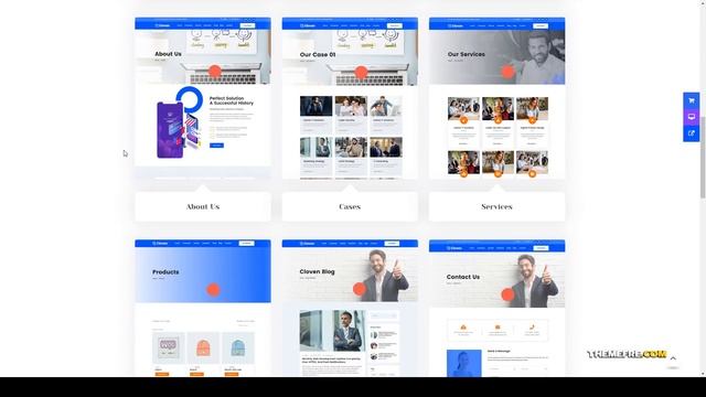 Cloven - IT Solutions Services Company WordPress Theme saas Technology Service Website Builder смотреть онлайн