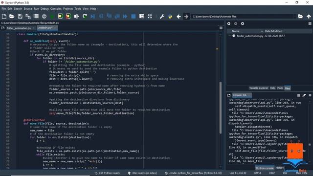 automation example using python: Desktop Cleaning смотреть онлайн