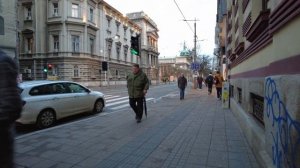 Пешеходная прогулка по центру Белграда.