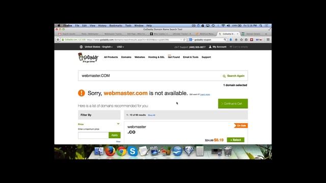 How to use Wordpress Tutorial #1 - How to Buy a Domain Name from GoDaddy смотреть онлайн