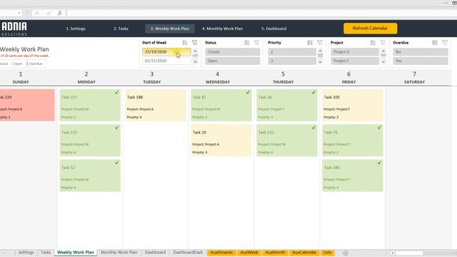 Work Plan Template Excel смотреть онлайн