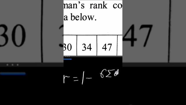 How To write Spearman's Correlation Coefficient(r) смотреть онлайн