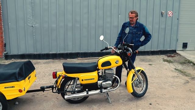 Впервые в Ретроцикле мотоцикл Восход 3М с прицепом Енот. смотреть онлайн