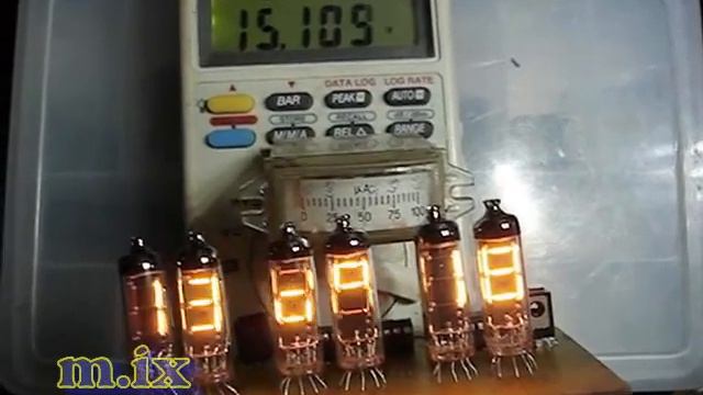 IV 9 numertron нумитроны накальные индикаторы clock 01 смотреть онлайн