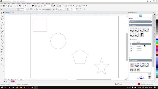 CorelDraw RouterCAM Plugin CNC Tool Change Example (Part 5) Step by Step Video Tutorial смотреть онлайн