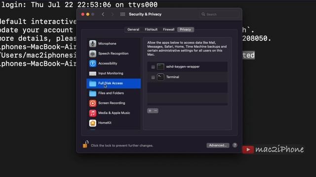 Fix Operation not permitted error in Mac terminal and iterm смотреть онлайн
