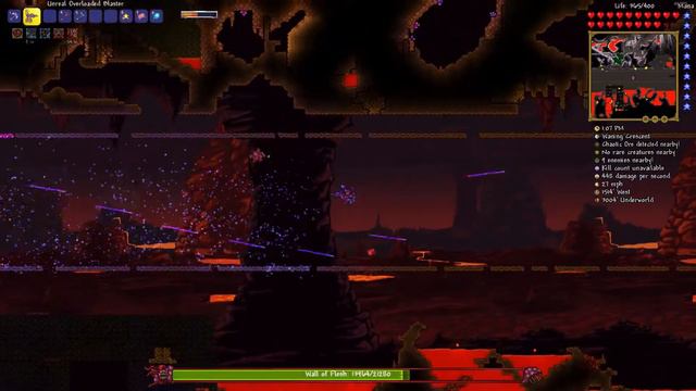 Terraria Calamity Mod (Revengeance) Wall of Flesh pre-hardmode guide. смотреть онлайн