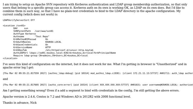 DevOps & SysAdmins: Apache 2.4 with Kerberos Auth and LDAP Authorization смотреть онлайн