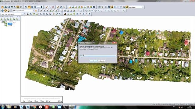 Agisoft Metashape. Global Mapper. Autocad MAP. Готовим ортофотоплан для автокада.