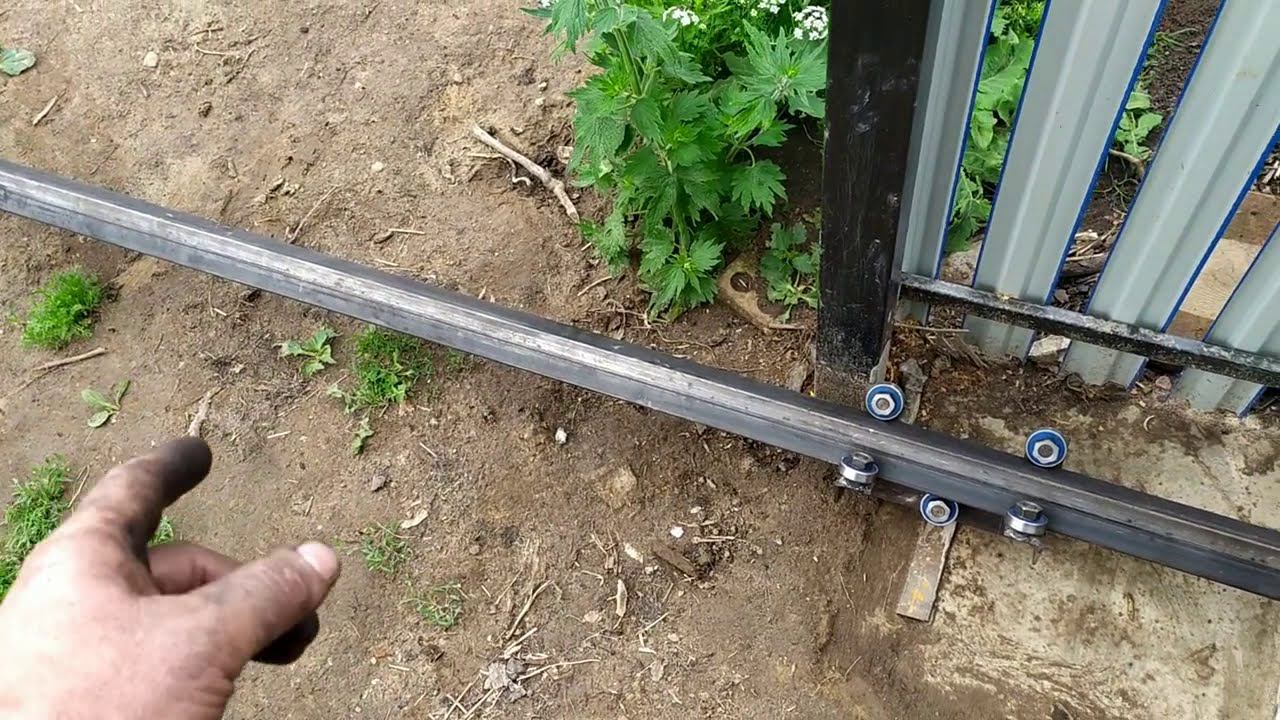 Откатные ворота своими руками #2 смотреть онлайн
