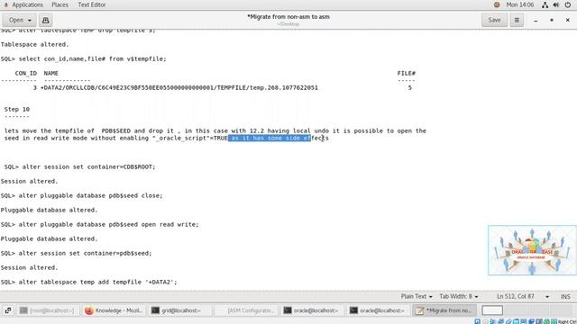 Migrating 12 2 CDB to ASM online - Cp11 - L3 смотреть онлайн