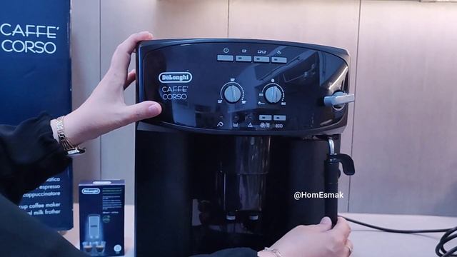Delonghi Caffe Corso ESAM 2502 - Machine Expresso Unboxing Test Review promotion Aldi смотреть онлайн
