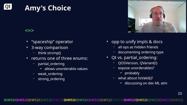 Qt And C++20 | #QtWS22