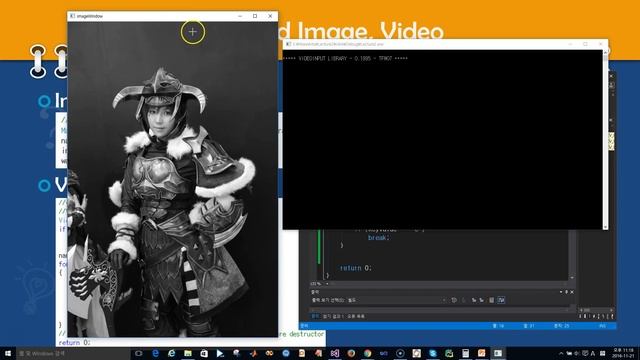 OpenCV Lecture - 2. AboutMat (1/9) : image, video load and show смотреть онлайн