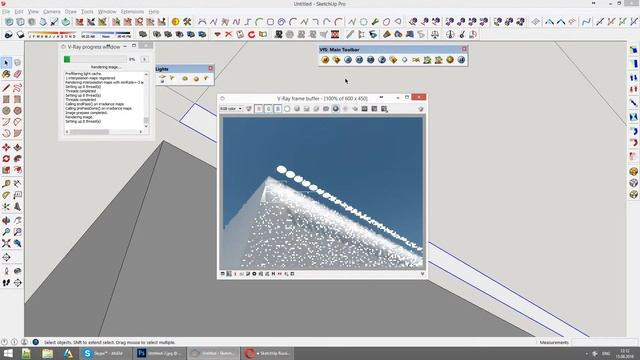 LED Strip Light in v-ray смотреть онлайн