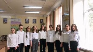 Песня «Месяц май», автор В. К. Паршута , исполняют ученики 6 класса