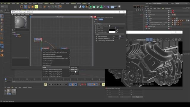 XRAY Материал в RedShift | Xray Material tutorial Cinema4d | смотреть онлайн