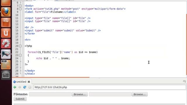 LAMP 26 - Upload multiple files смотреть онлайн