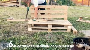 Как сделать диван из поддонов своими руками