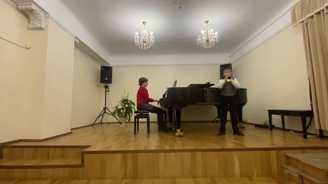Семён Сенин, 11 лет, труба Л.Бетховен "Походная песня" смотреть онлайн