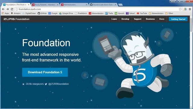 Foundation for Responsive Web Design Tutorial - 1 - Getting Started смотреть онлайн