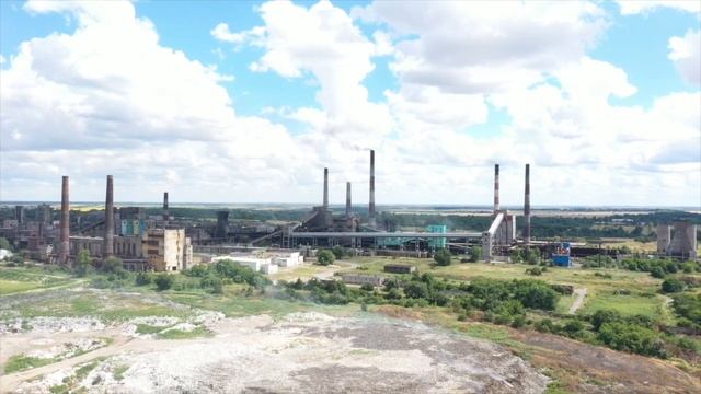 Каменское. Городская свалка и вид на БКХЗ. Бывш. Днепродзержинск смотреть онлайн