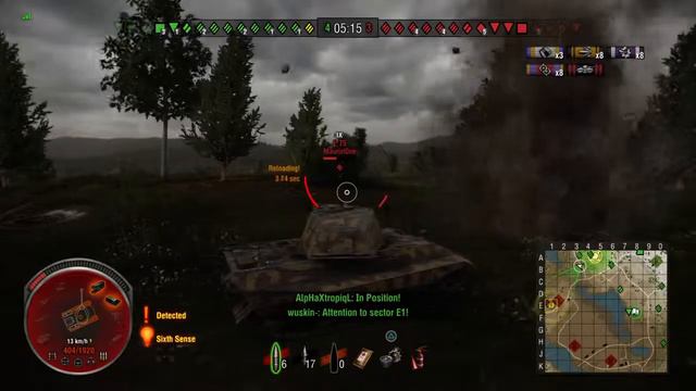 Когда Е 75 в топе.Wnen E 75 top list.8k blocked 5k damage смотреть онлайн