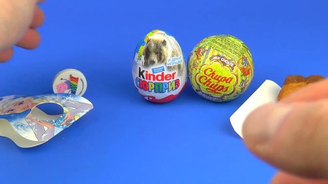 Киндер Сюрпризы Дисней Игрушки и Конфеты Surprise Eggs Peppa Pig Animal Planet Tom & Jerry Juguetes