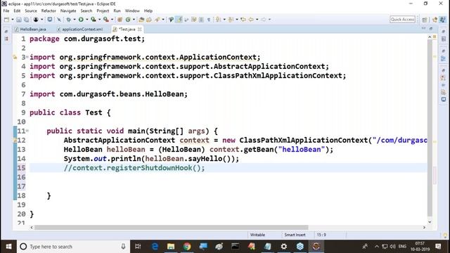 SPRING Programming Tutorial || by Nagoor Babu Sir On 10-03-2019 смотреть онлайн