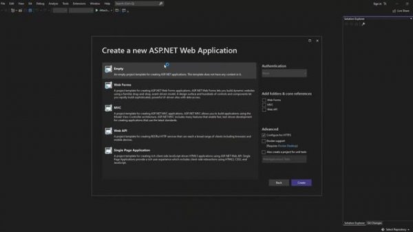 WebForms in Visual Studio 2022 (Getting Started)
