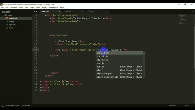 Vue Js Bangla -- part 04 -- Data & Attribute Binding смотреть онлайн