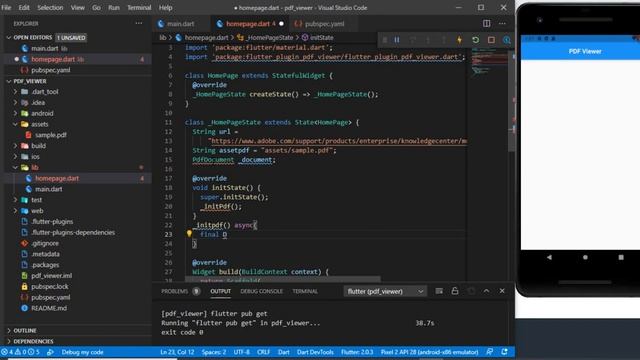 Flutter Tutorials PDF Viewer смотреть онлайн