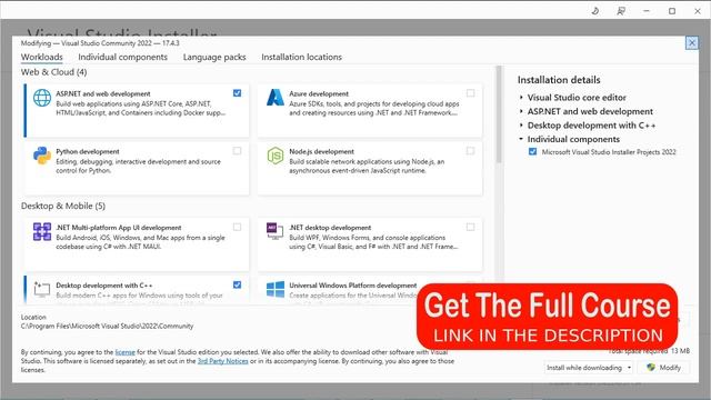 [FIXED] Missing ASP.NET Core Web App Option from Project Templates in Visual Studio 2022 смотреть онлайн