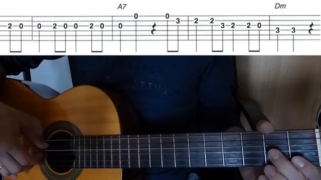 Mozart - Symphony No. 40 - Easy Guitar melody tutorial + TAB Guitar lesson смотреть онлайн
