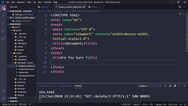 DeleteView in Django (Hindi) смотреть онлайн