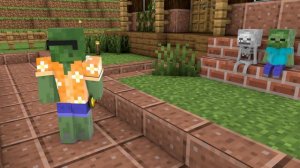 Monster School : Fat Baby Zombie and Thin Baby Skeleton - Sad Story - Minecraft Animation